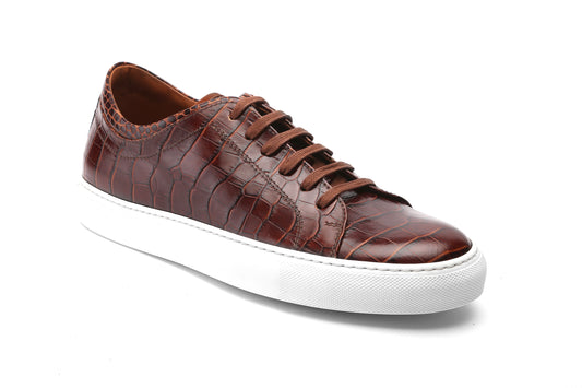 Bespoke Cocco Sneakers Bordo