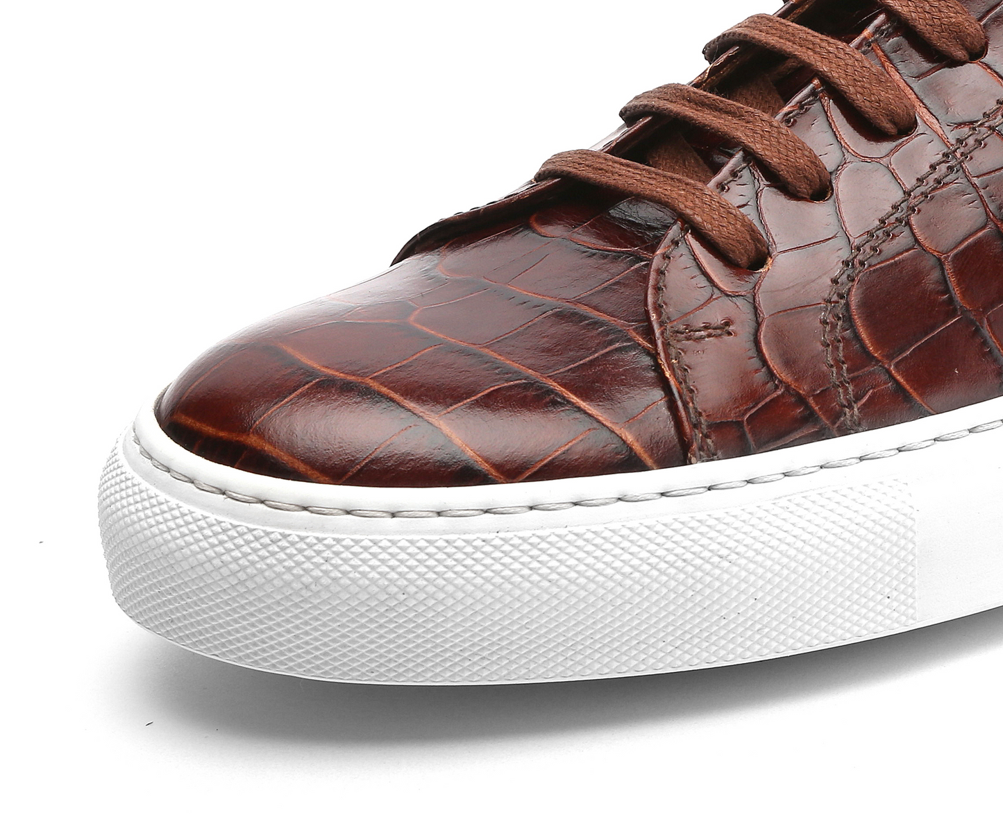 Bespoke Cocco Sneakers Bordo