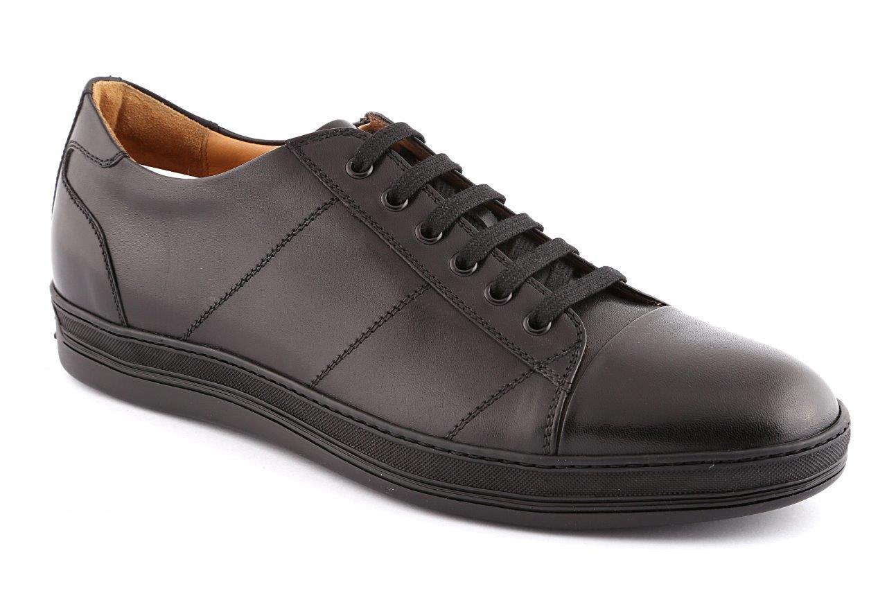 Bespoke Leather Sneakers Black