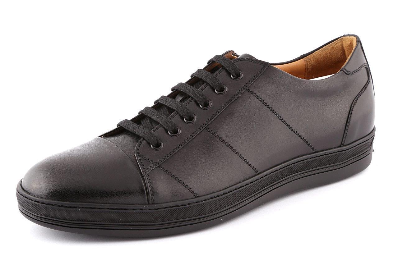 Bespoke Leather Sneakers Black