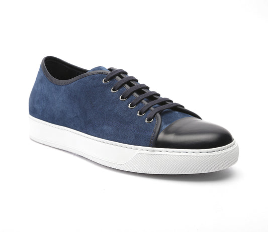 Bespoke Suede Sneakers Blue