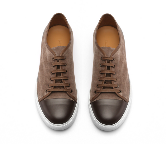 Bespoke Suede Sneakers Brown