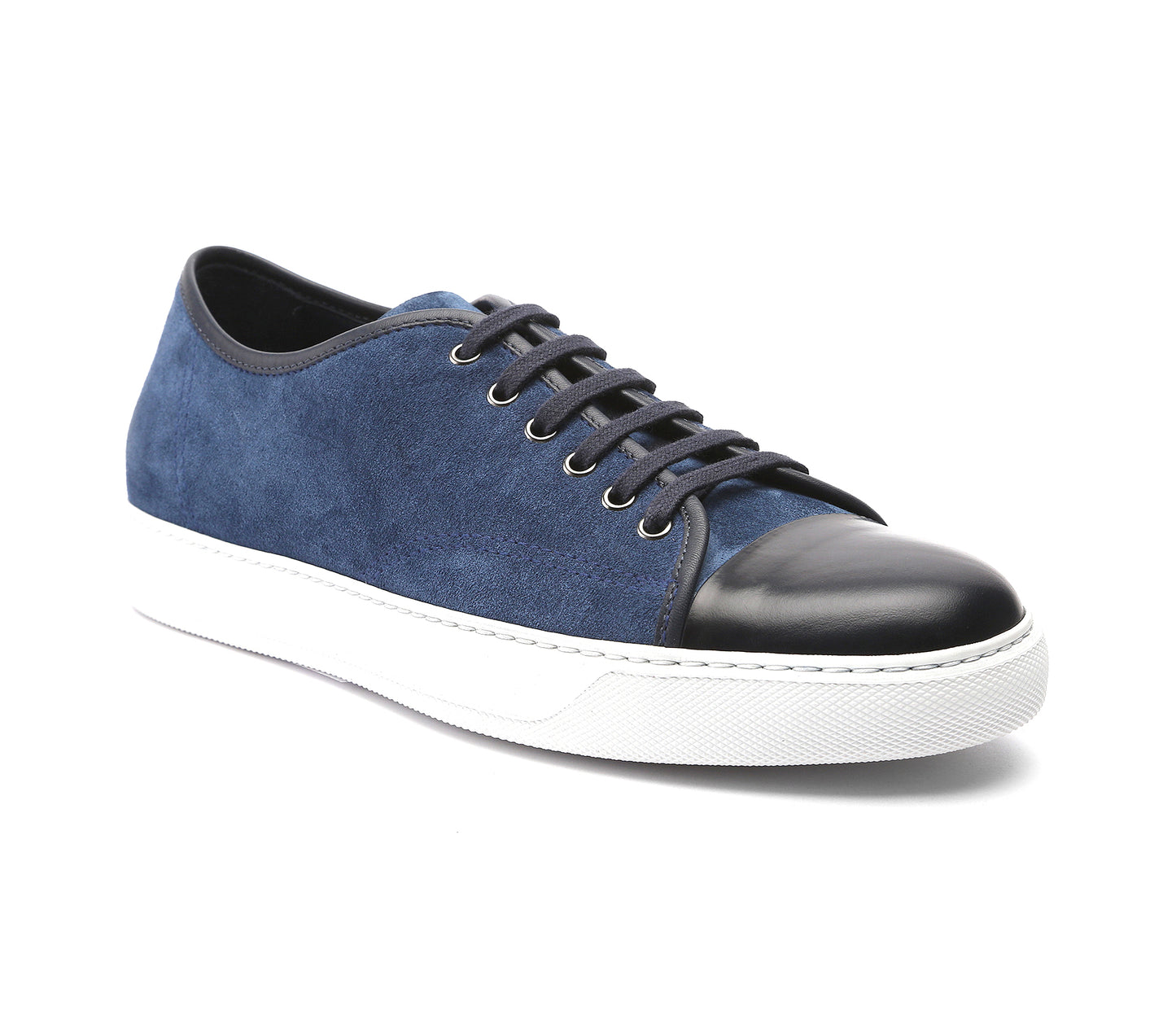 Bespoke Suede Sneakers Blue
