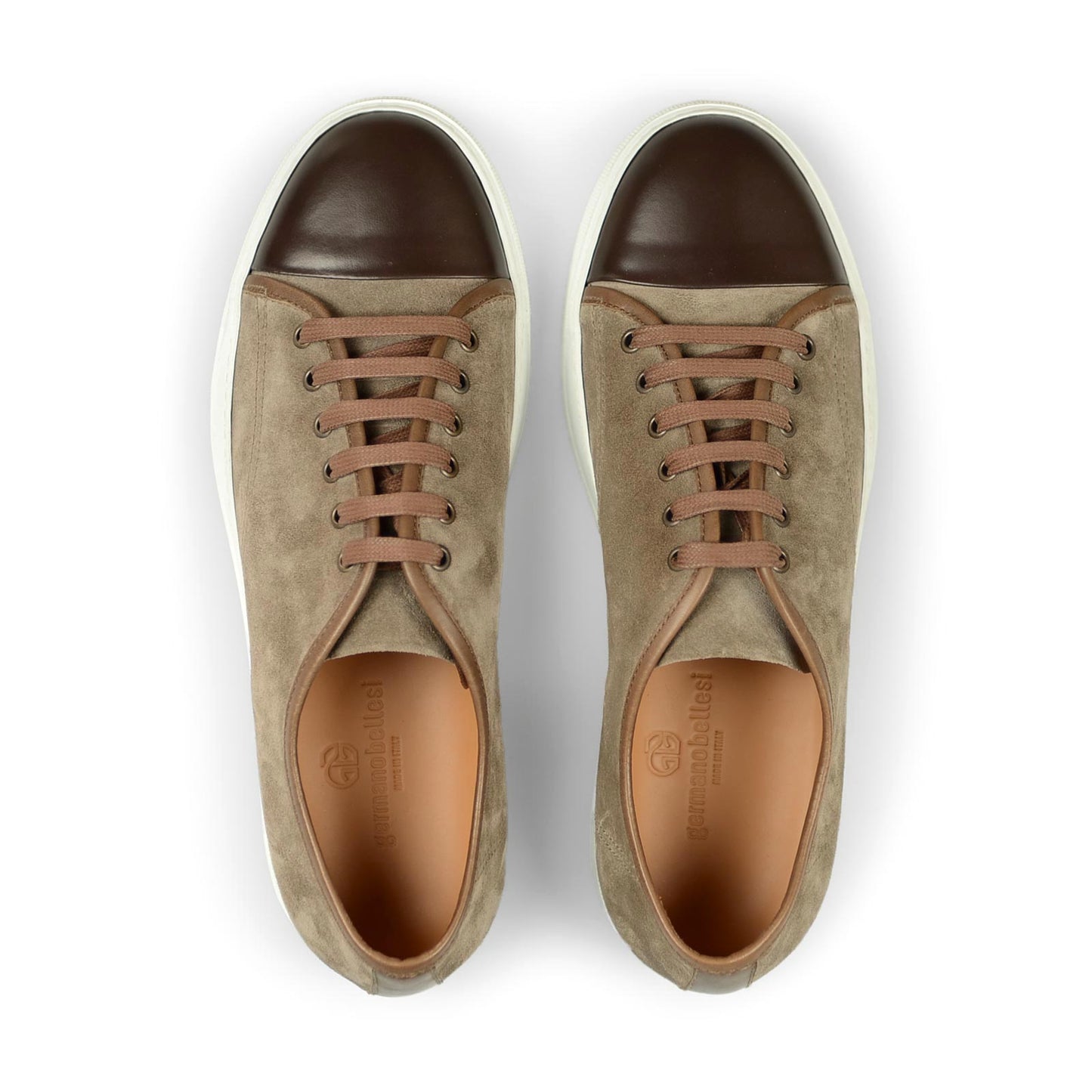 Bespoke Suede Sneakers Light Brown