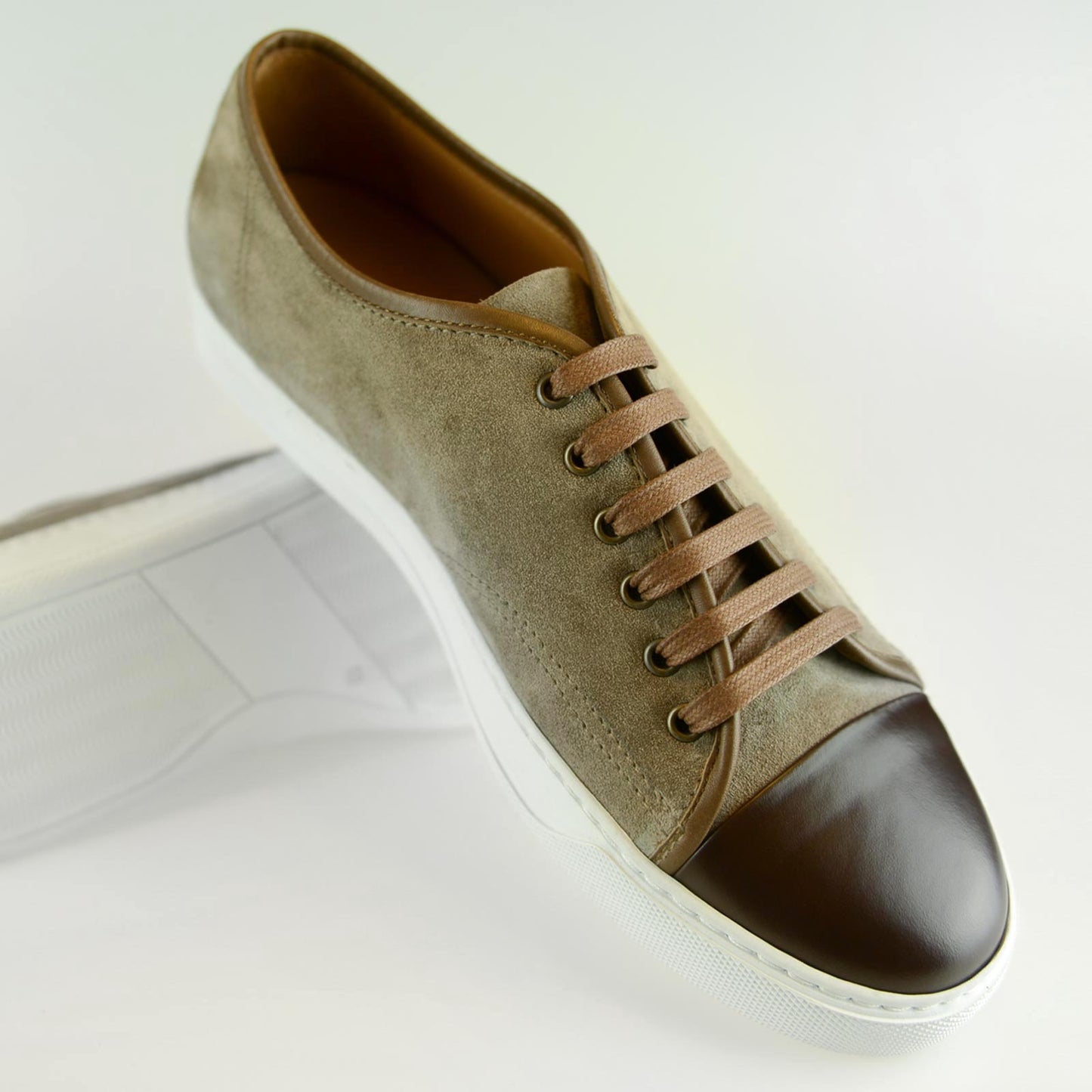 Bespoke Suede Sneakers Light Brown