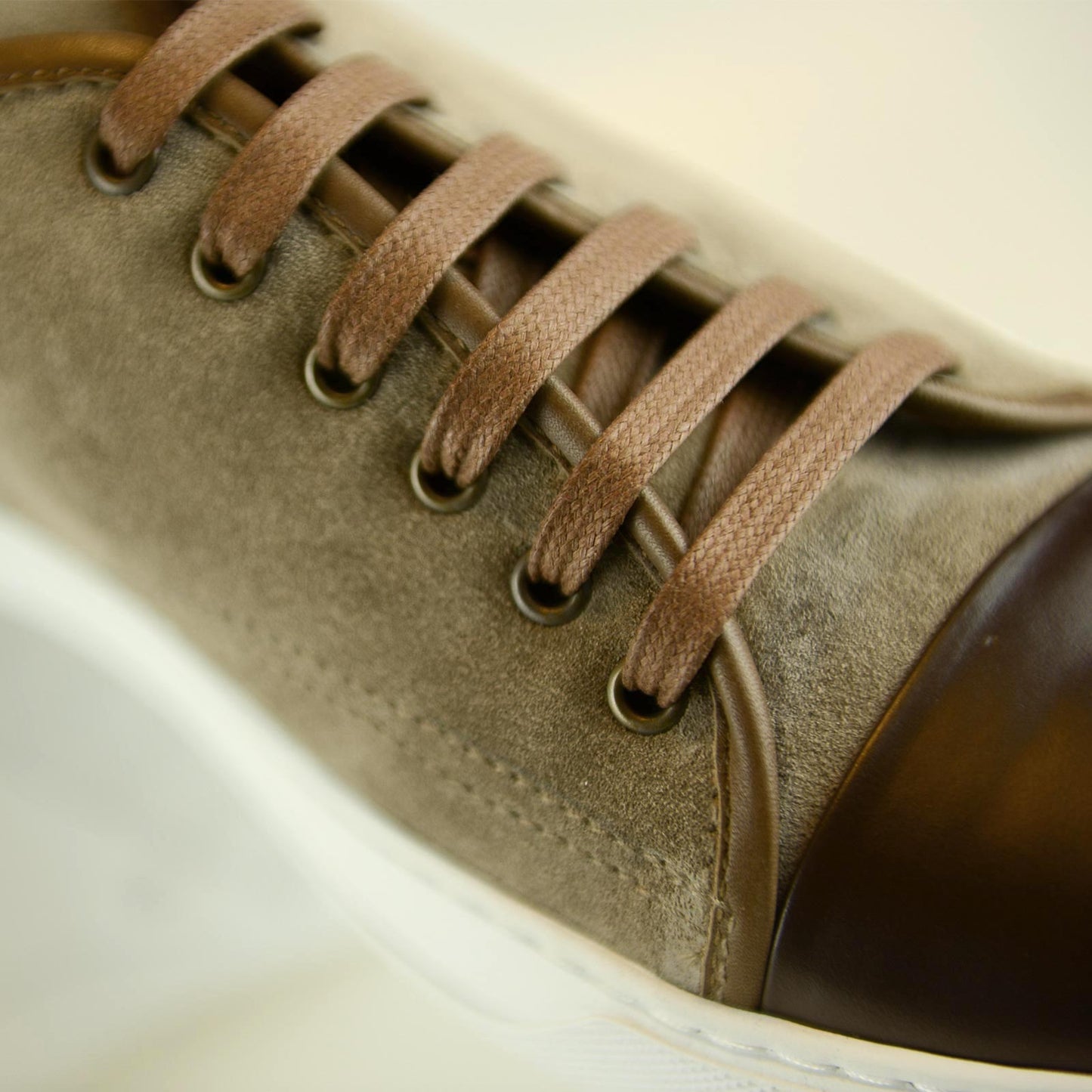Bespoke Suede Sneakers Light Brown