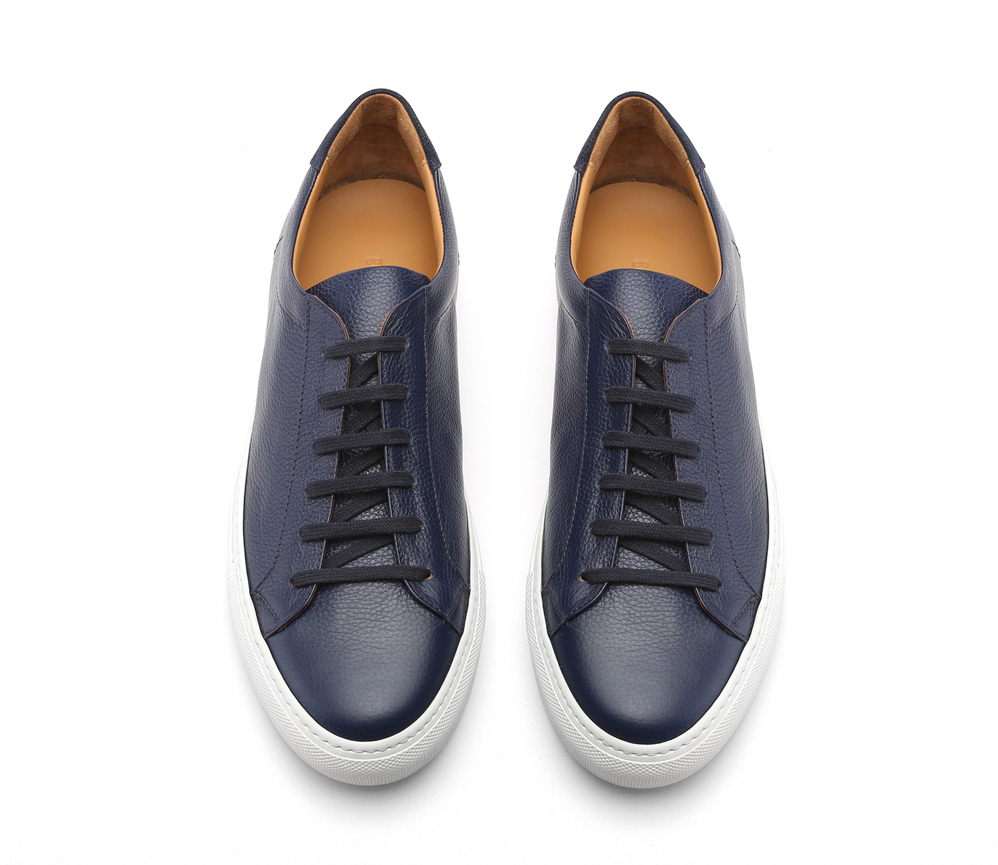 Bespoke Leather Sneakers Blue