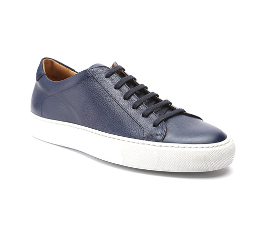 Bespoke Leather Sneakers Blue