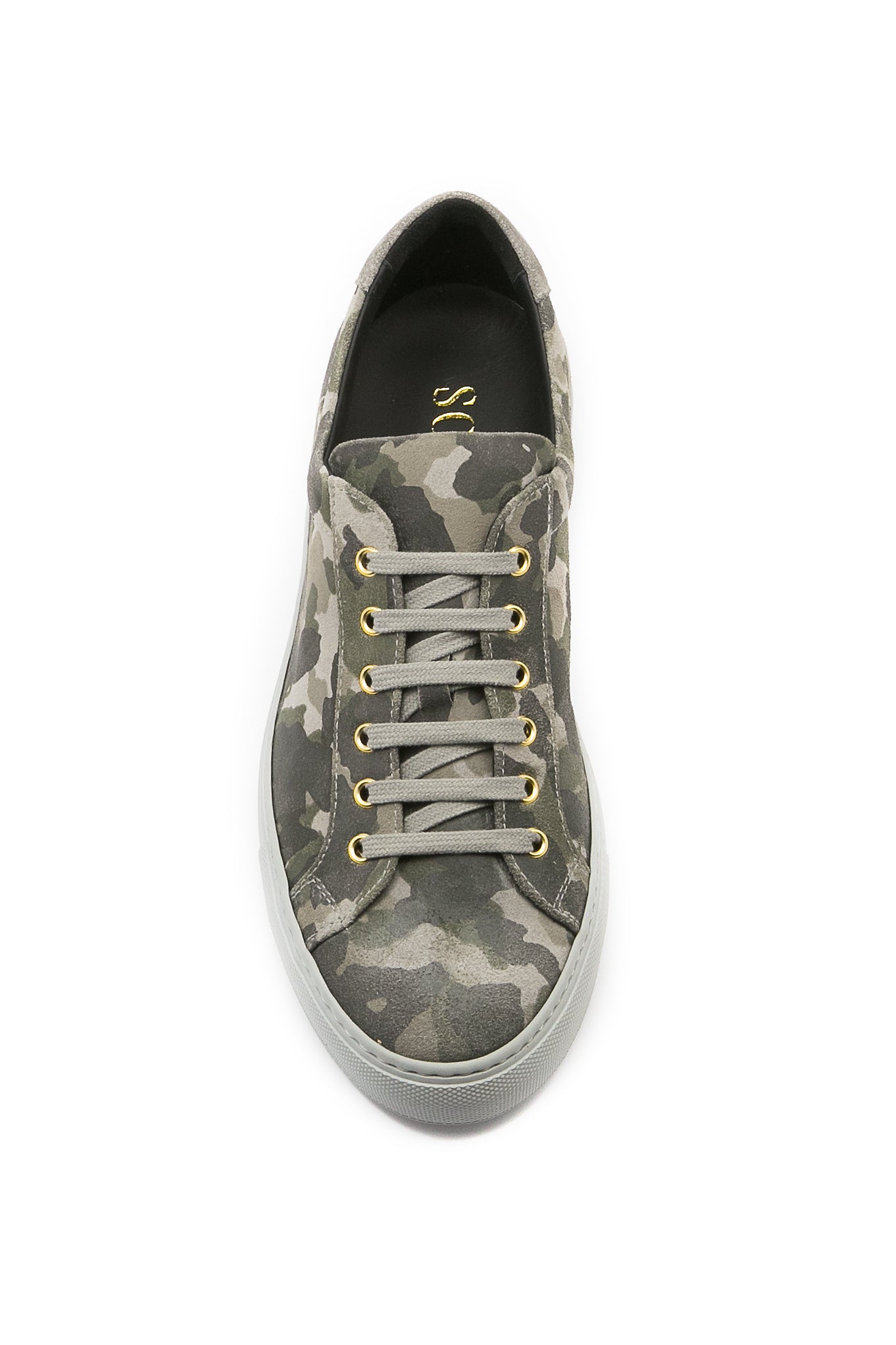 Bespoke Leather Sneakers Army