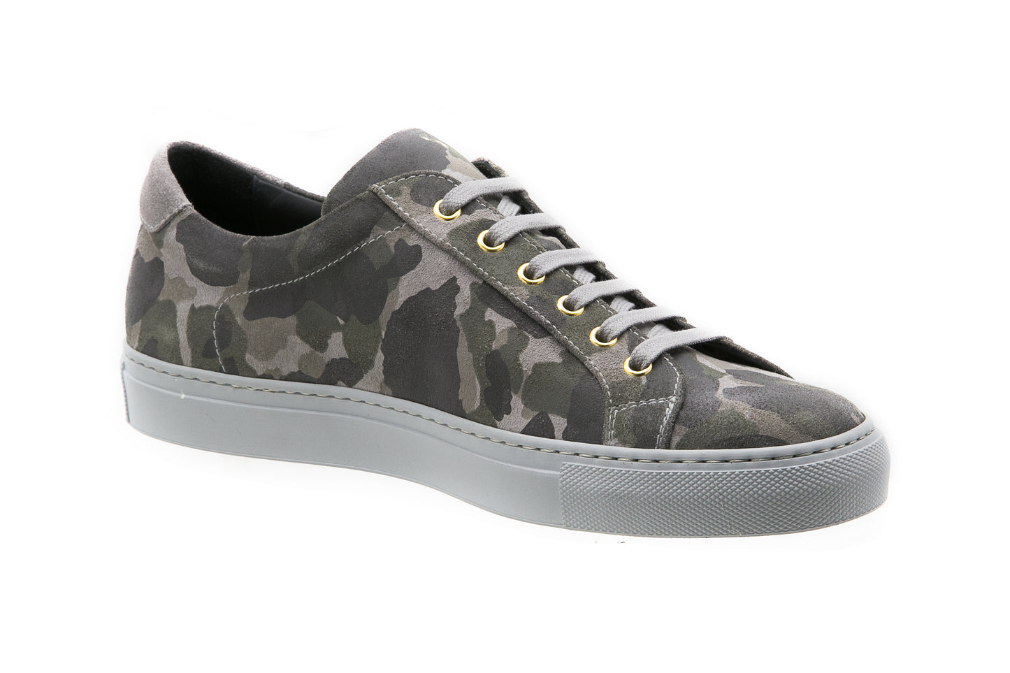 Bespoke Leather Sneakers Army