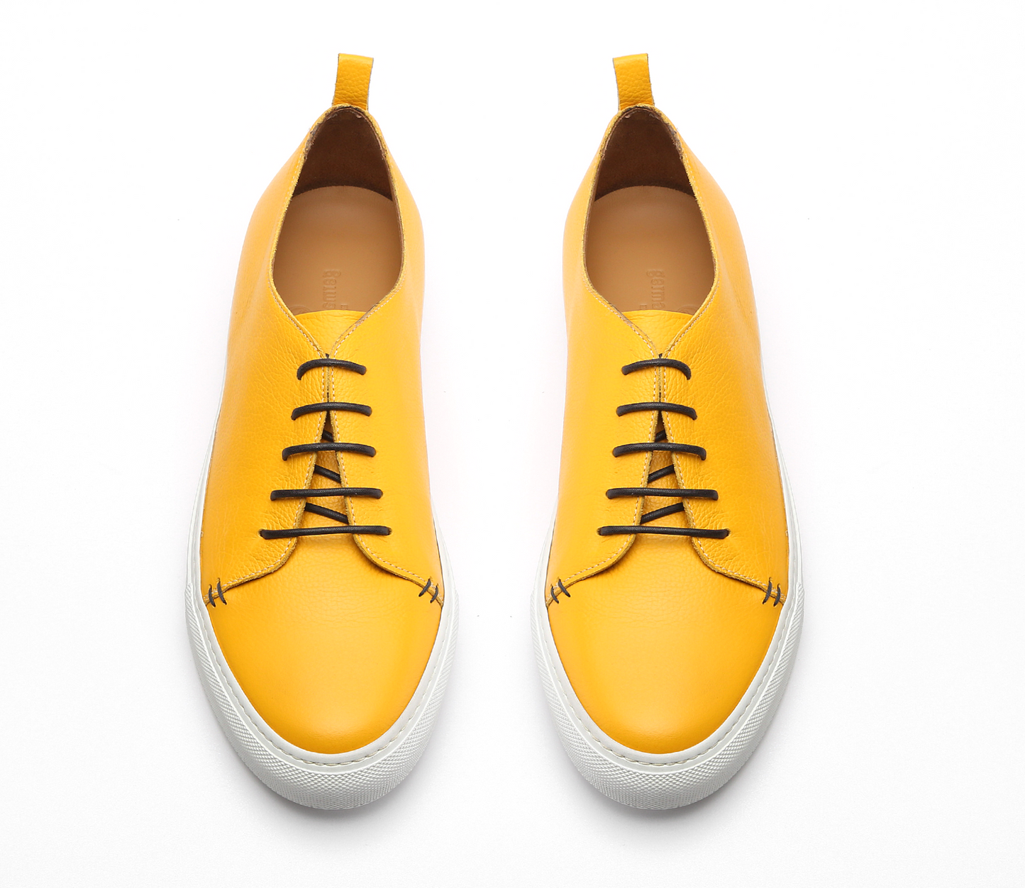 Bespoke Leather Sneakers Yellow