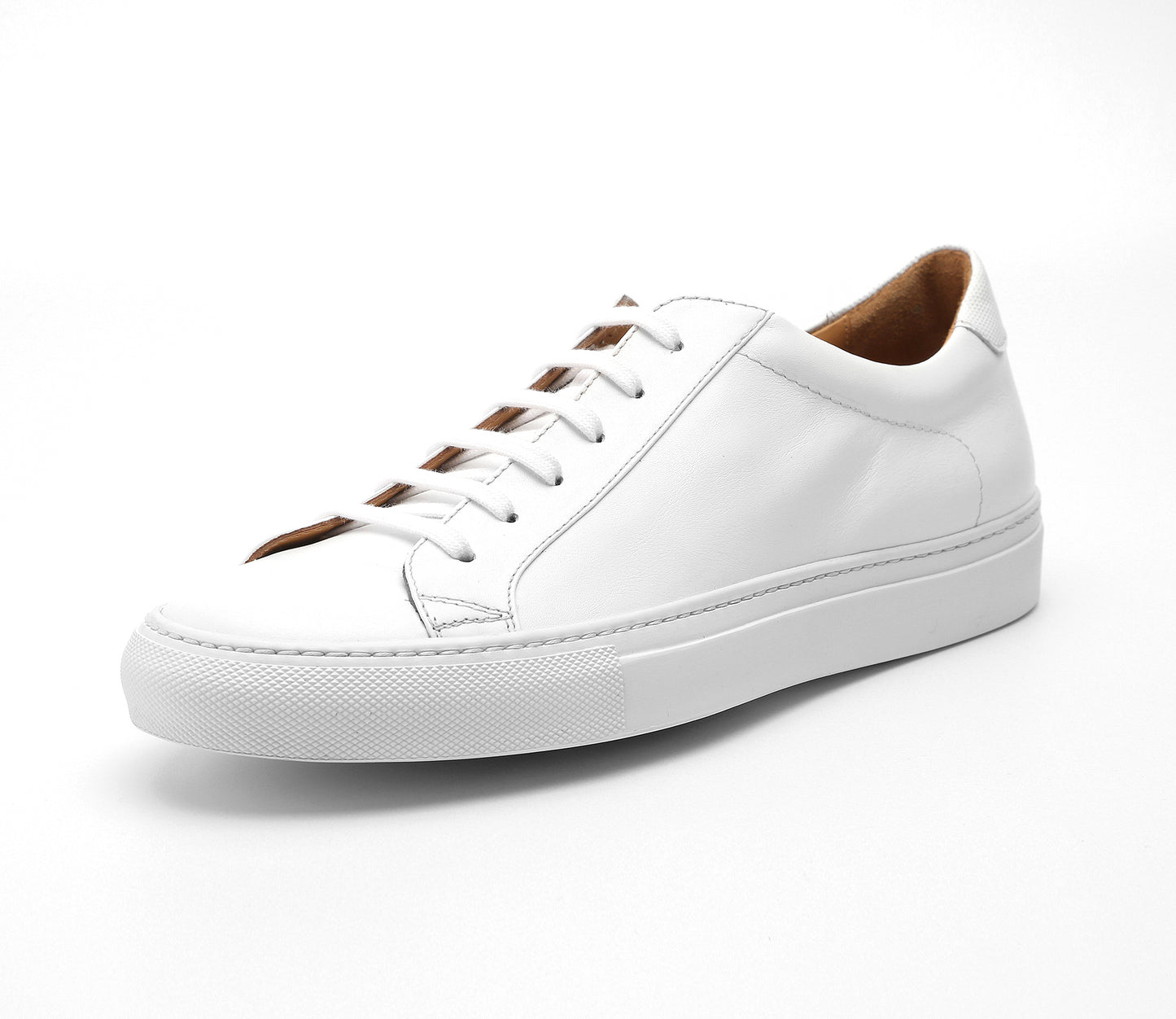 Bespoke Leather Sneakers White