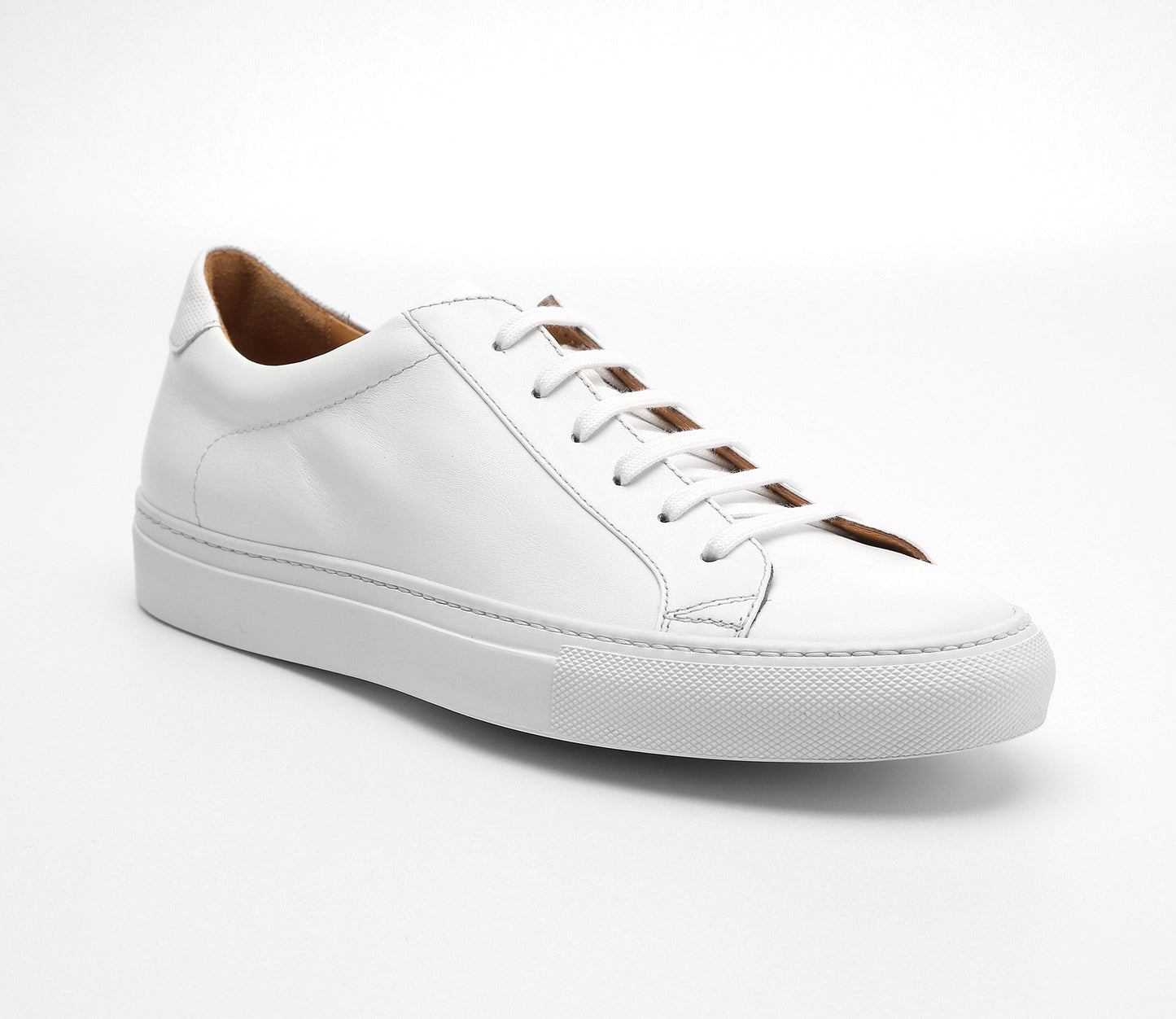 Bespoke Leather Sneakers White