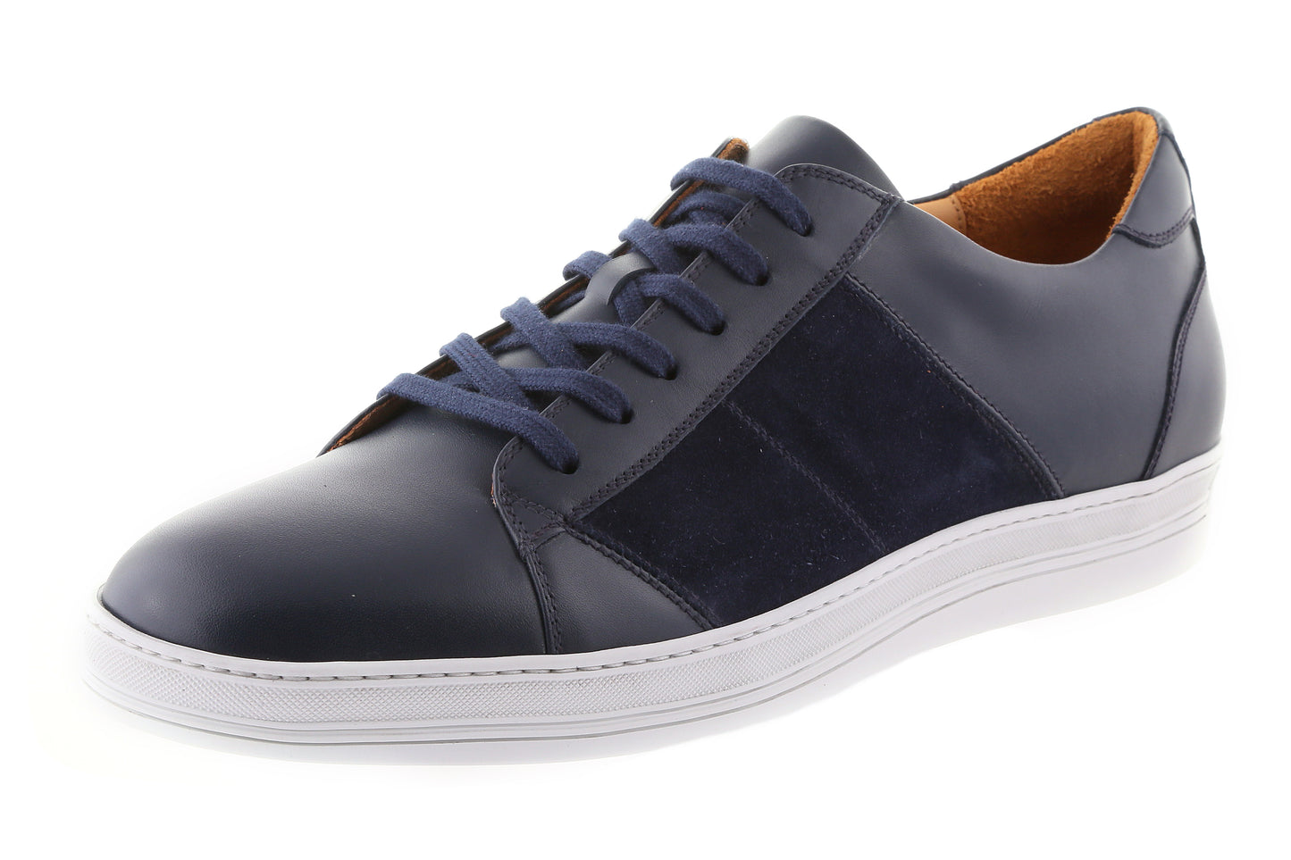 Bespoke Leather Sneakers Blue
