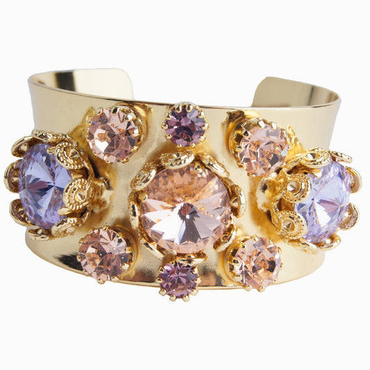 Floral Filigree Bangle Violet