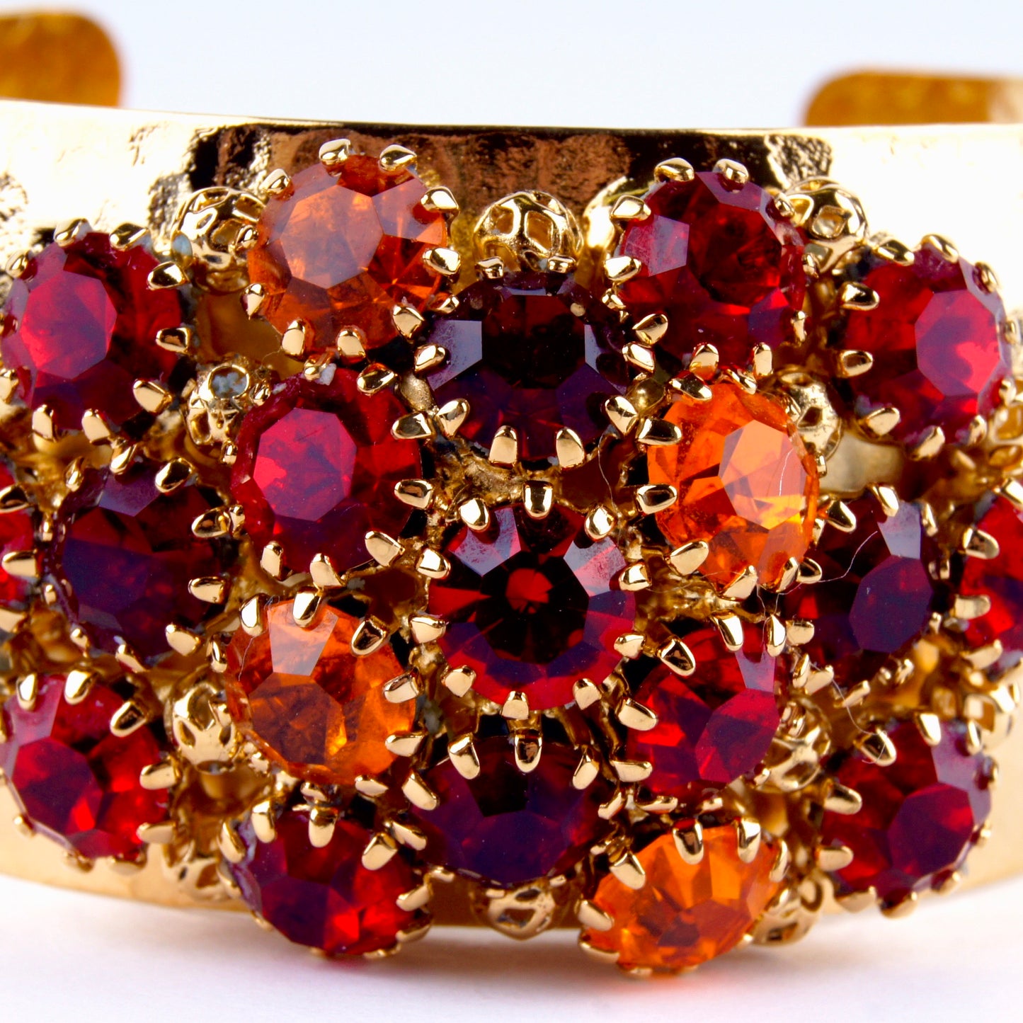 Crystal Dome Bangle Royal Red