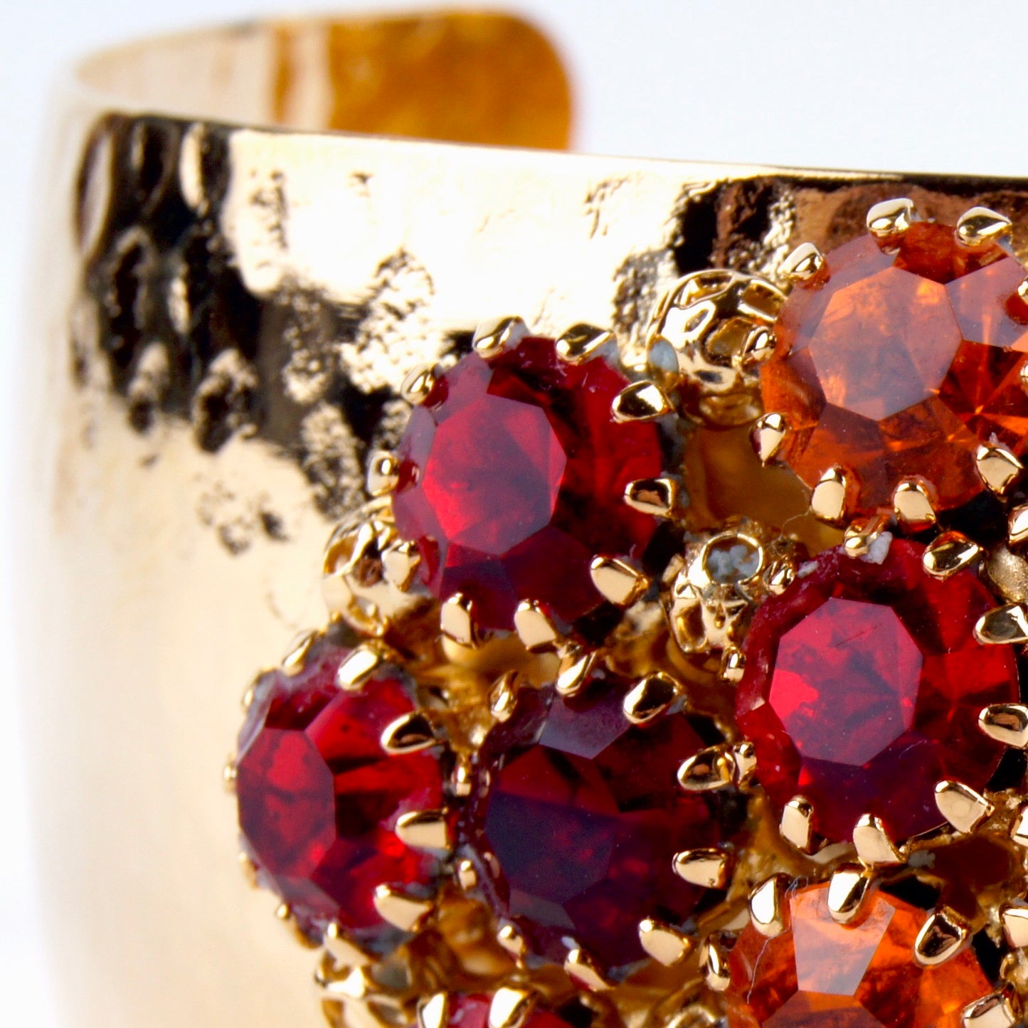 Crystal Dome Bangle Royal Red
