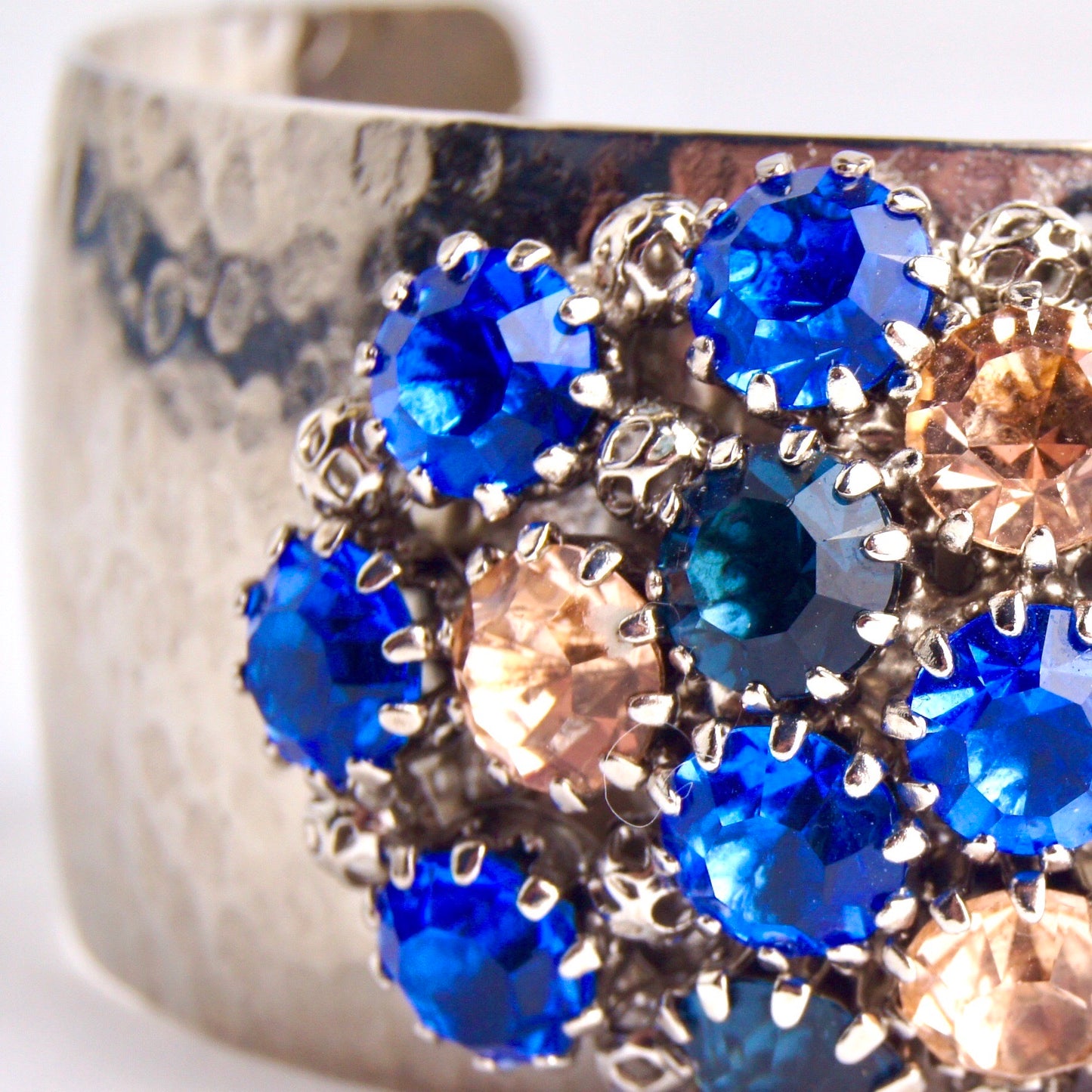Crystal Dome Bangle Sky Blue