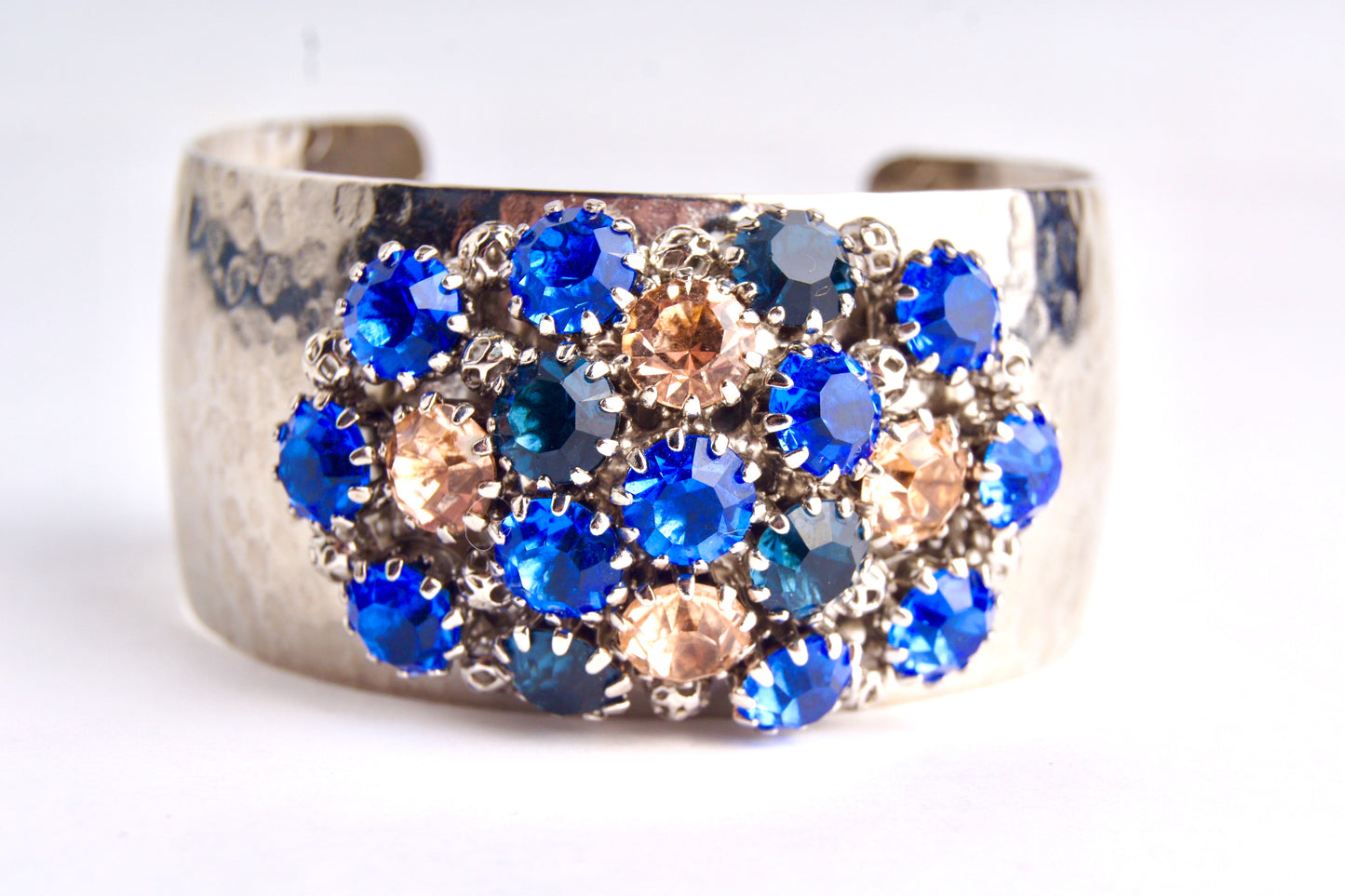 Crystal Dome Bangle Sky Blue