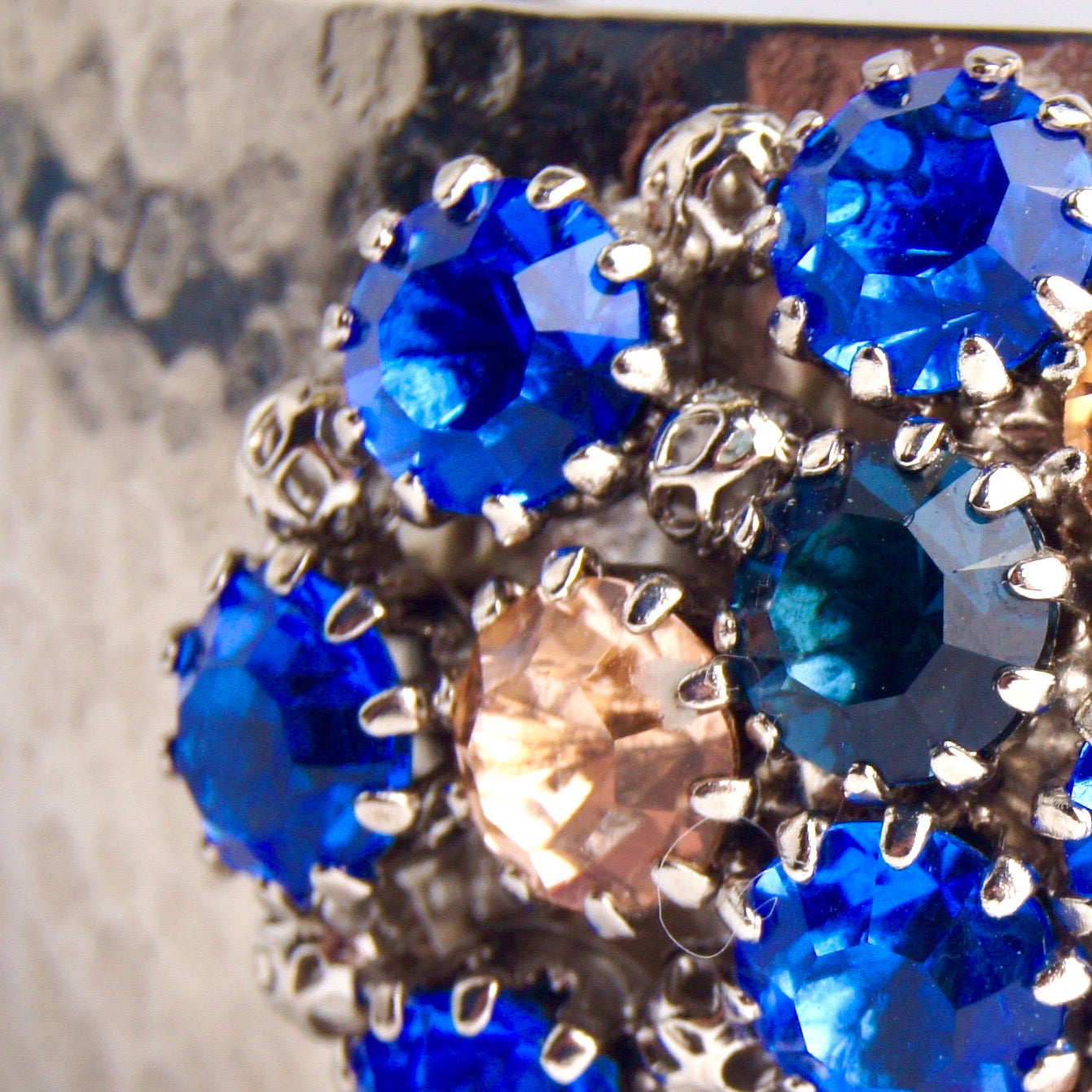 Crystal Dome Bangle Sky Blue