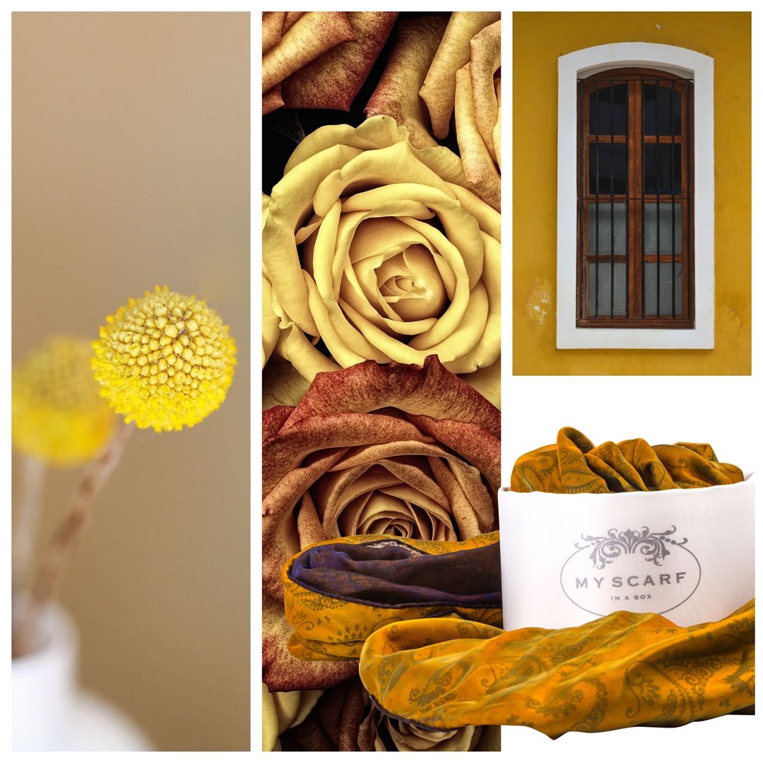 Scarf "Fruits of Agrigento"