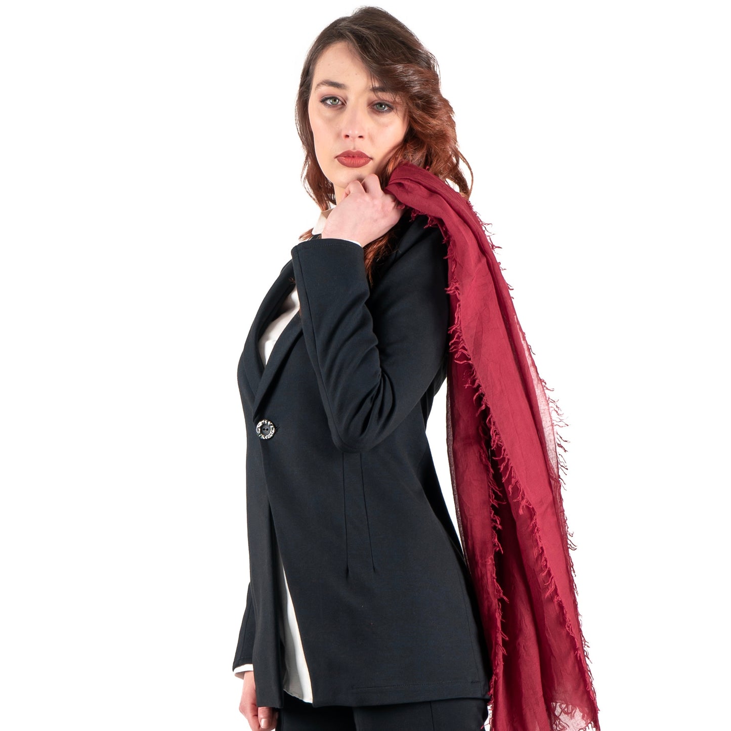 Elegant Organic Cotton Blazer