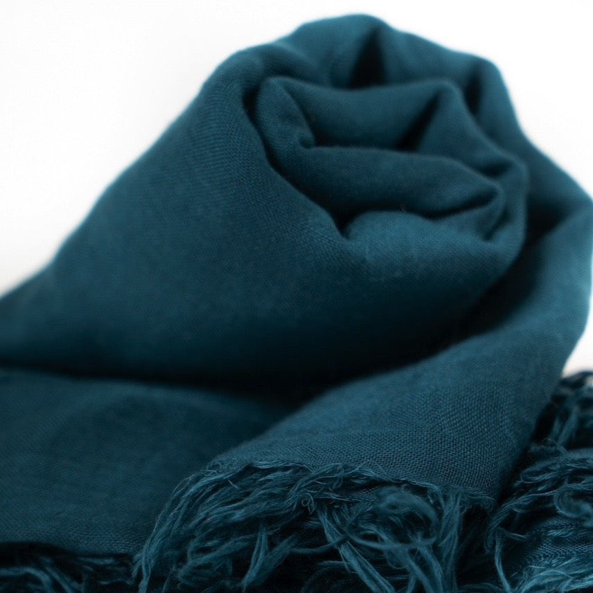Lyocell Foulard Aquamarine