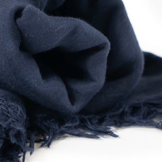 Lyocell Foulard Dark Blue