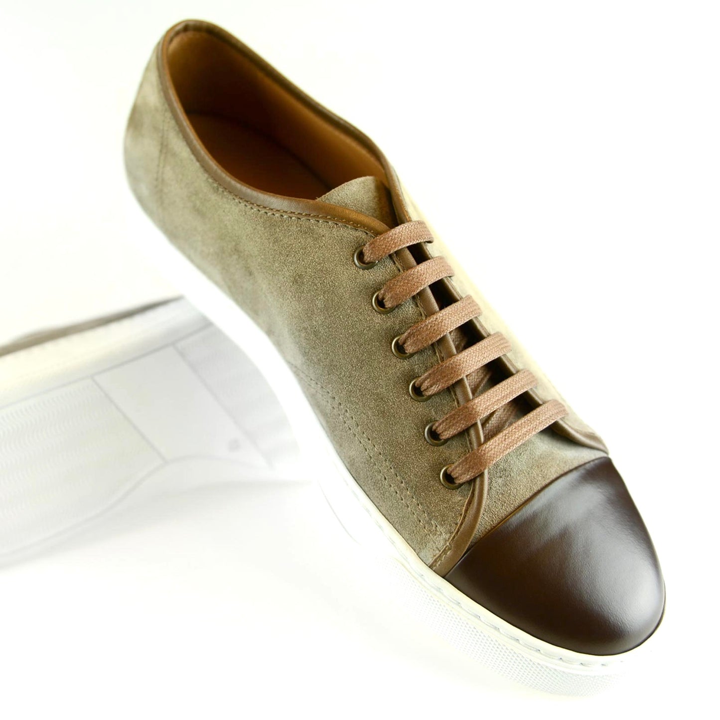 Bespoke Suede Sneakers Light Brown
