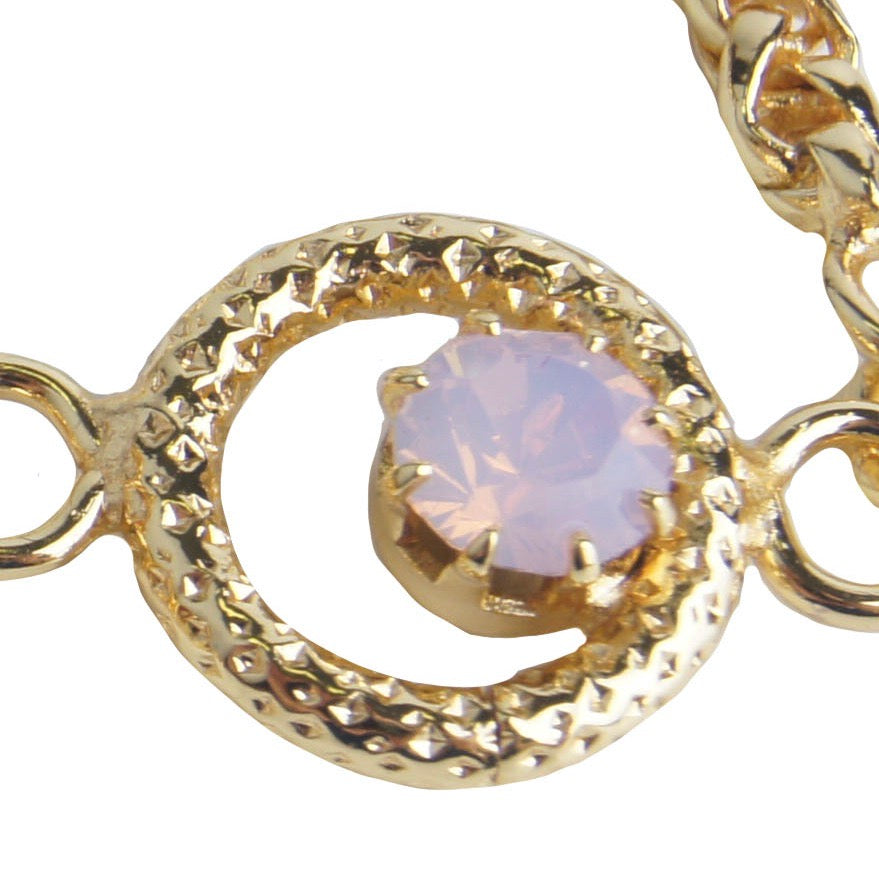 Circle Delight Bracelet Rose Opal