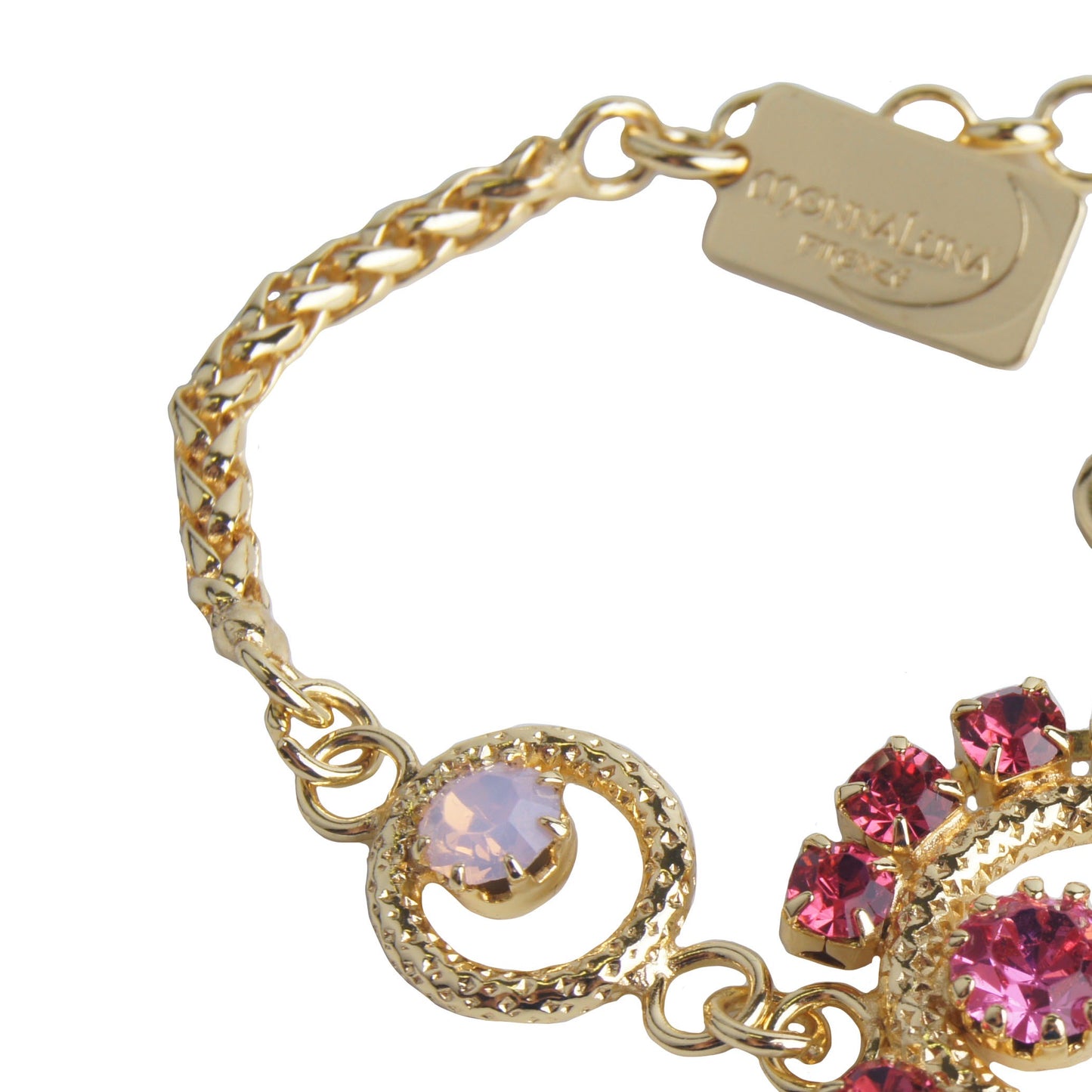 Circle Delight Bracelet Rose Opal