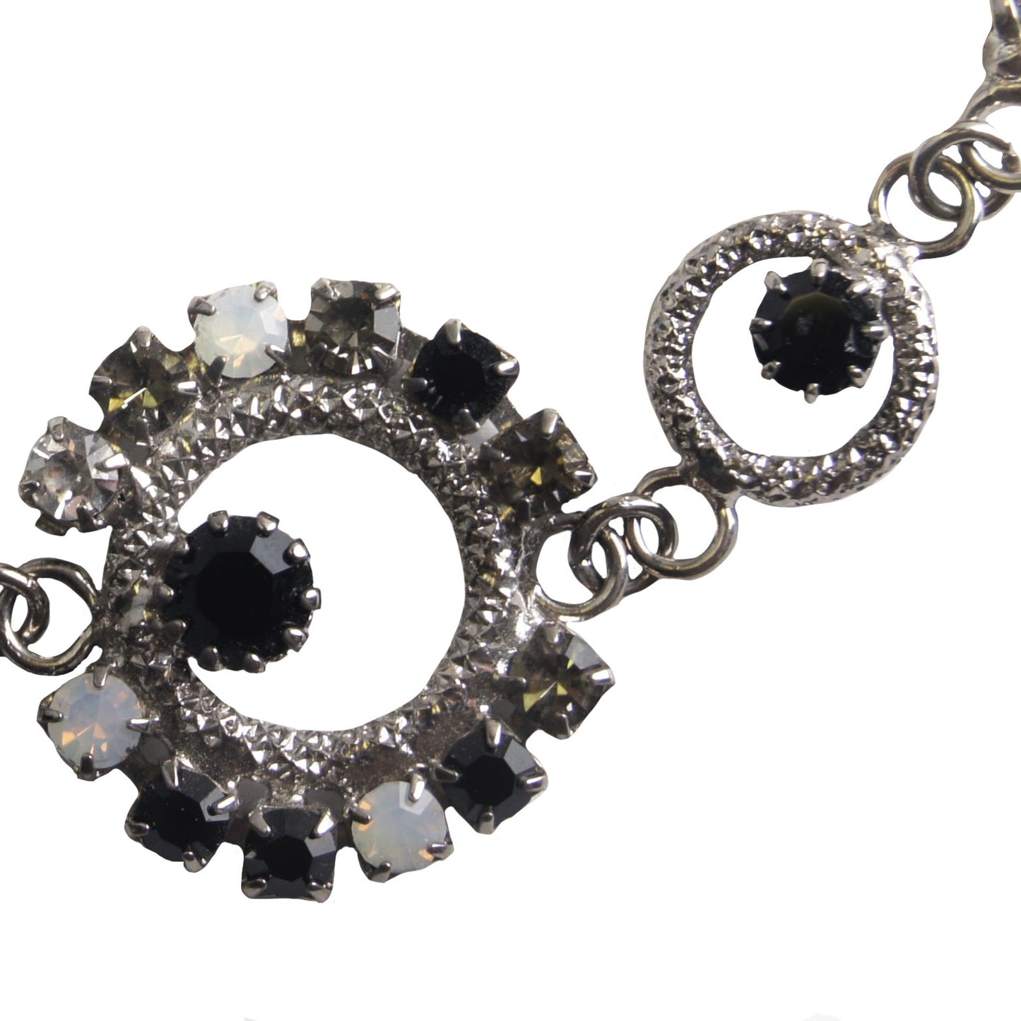 Circle Delight Bracelet Silver Black