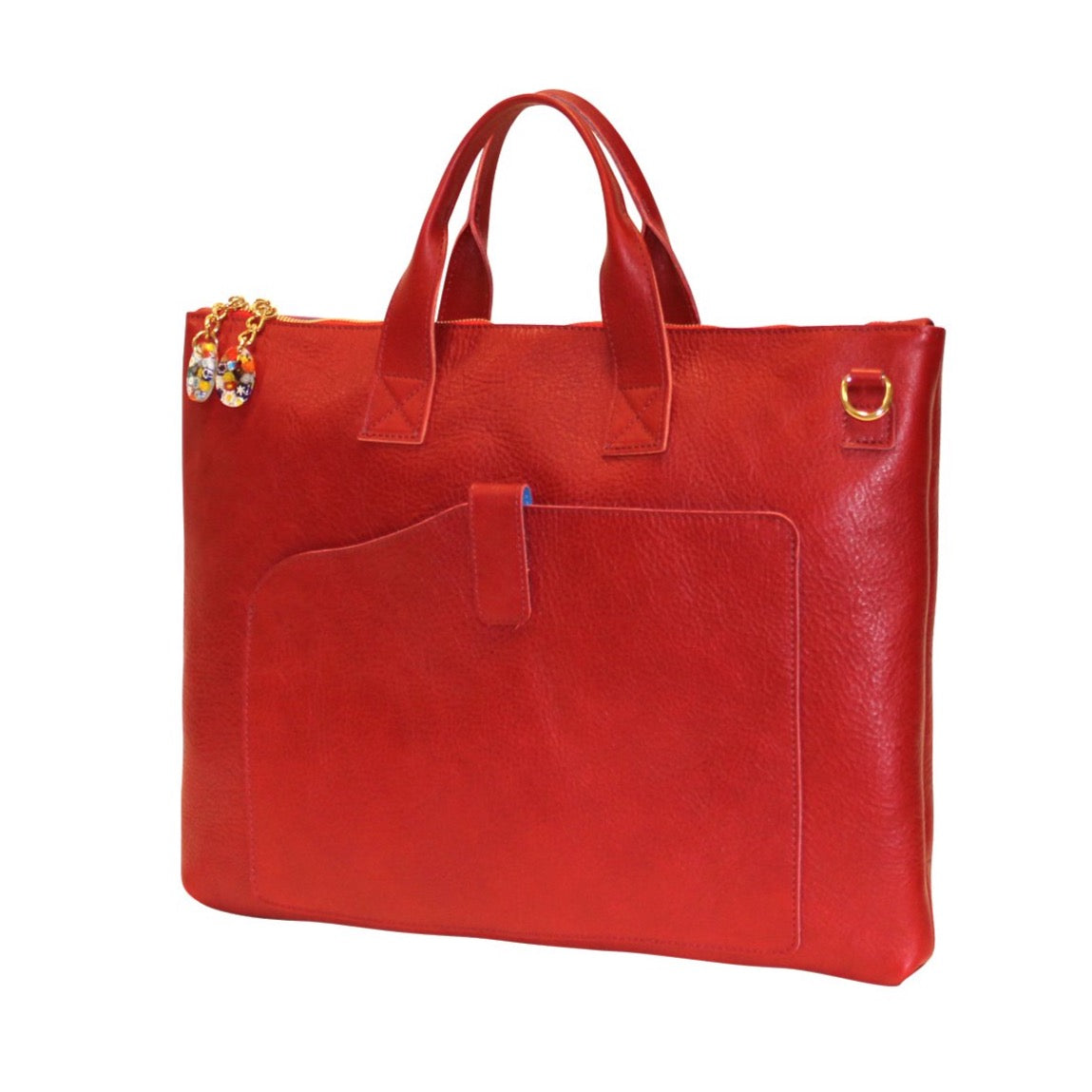 Woman Briefcase Red