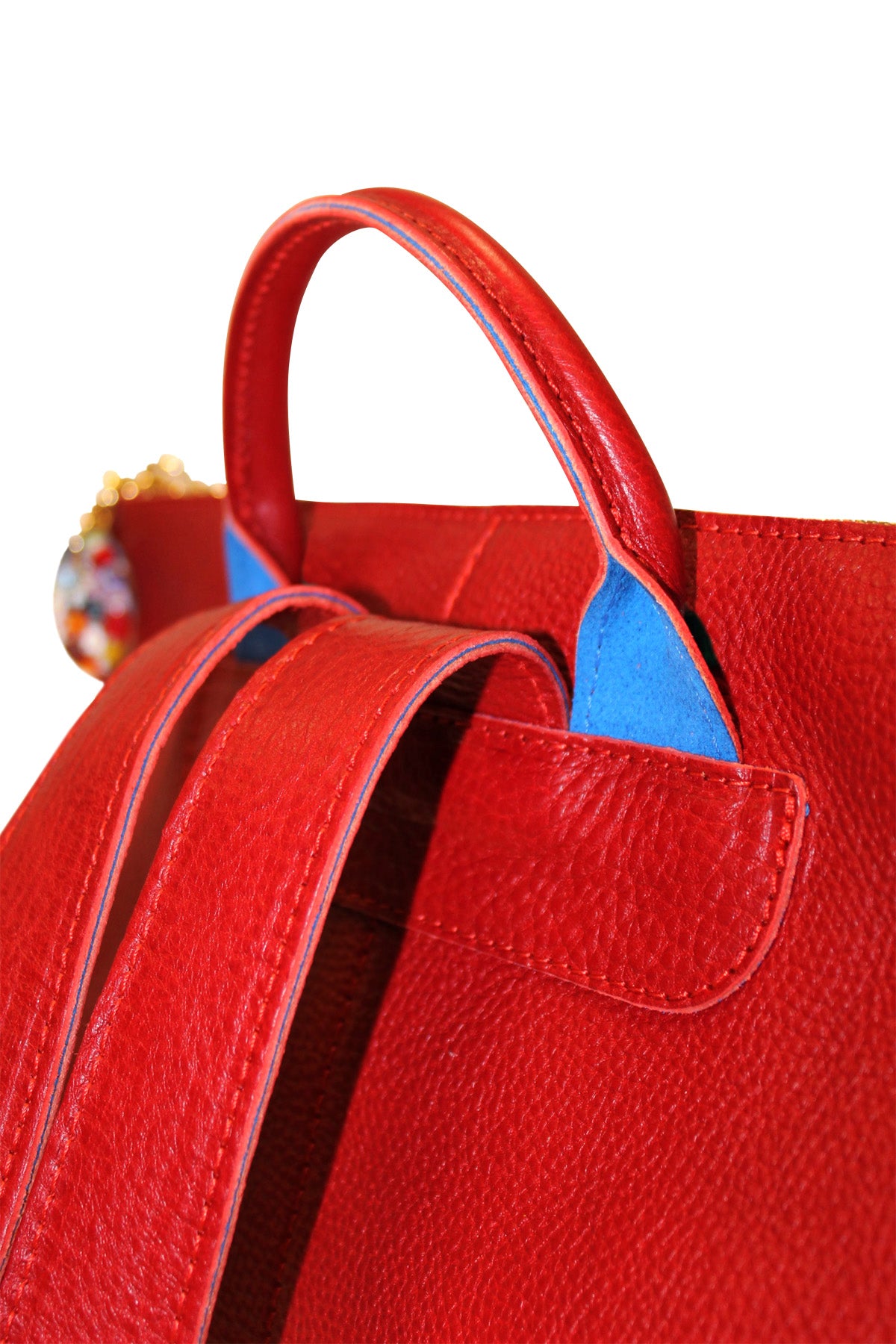 Woman Back Pack Red
