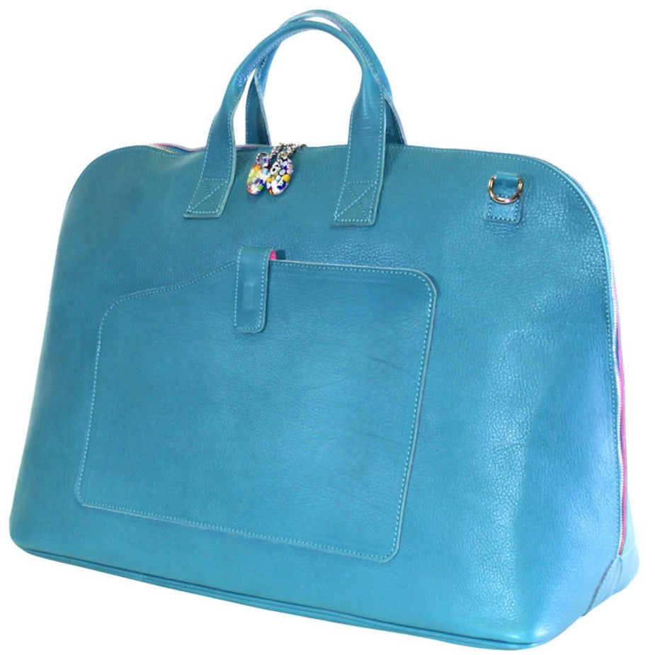 Woman Duffle Bag Azzurro