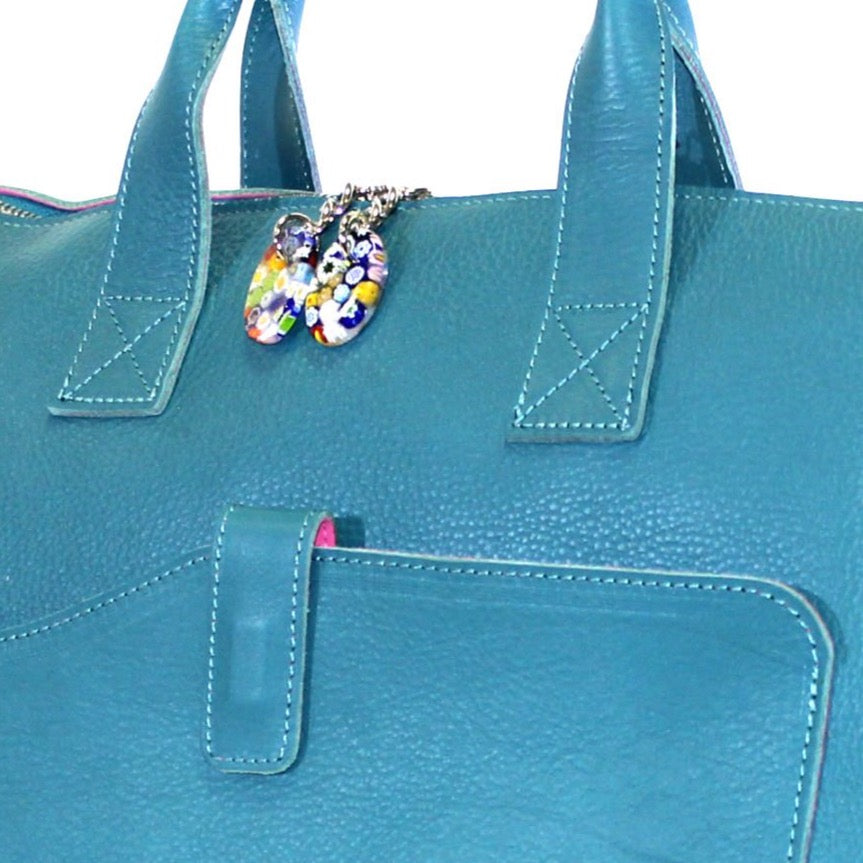 Woman Duffle Bag Azzurro