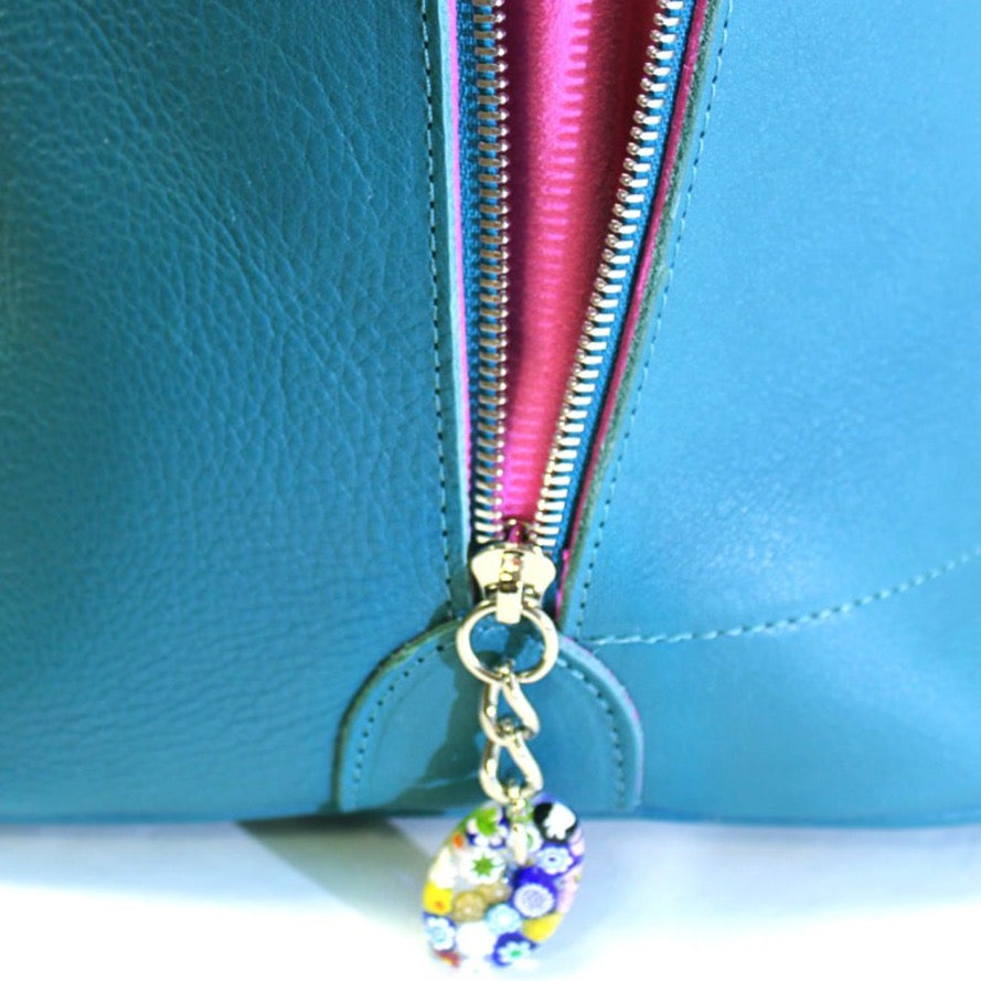 Woman Duffle Bag Azzurro