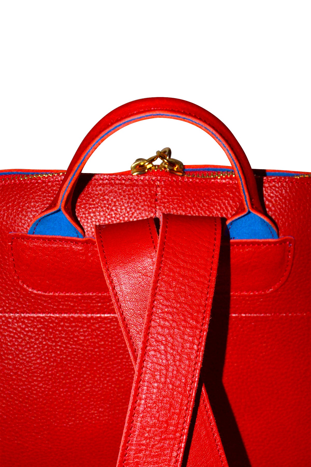 Woman Back Pack Red