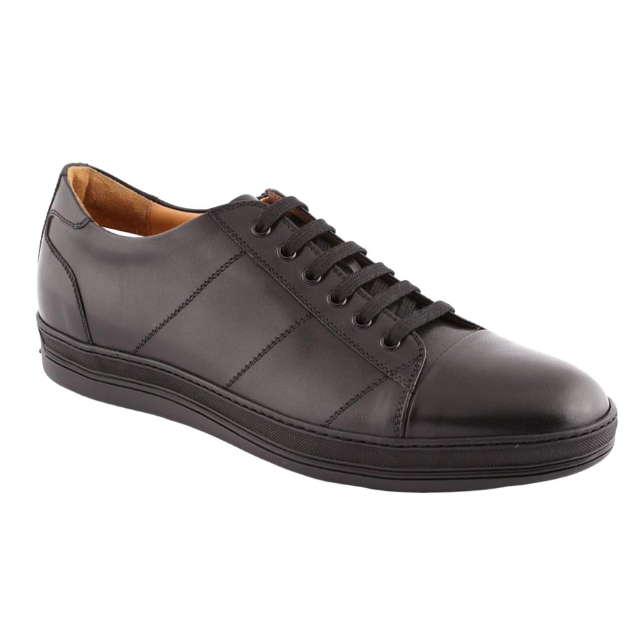 Bespoke Leather Sneakers Black