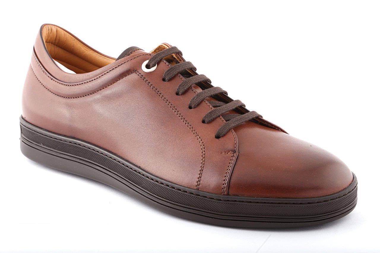 Bespoke Leather Sneakers Light Brown