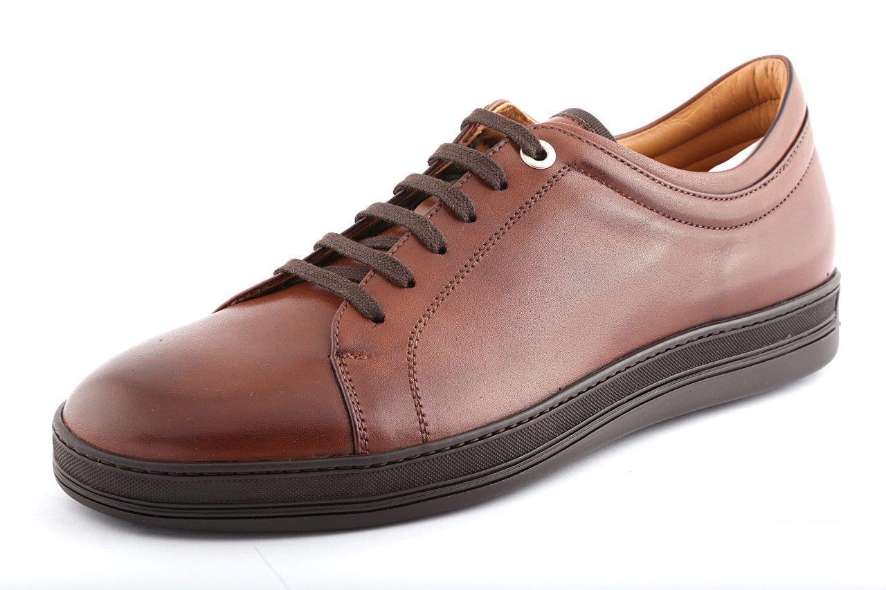 Bespoke Leather Sneakers Light Brown