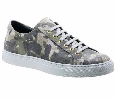 Bespoke Leather Sneakers Army