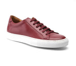 Bespoke Leather Sneakers Soft Red