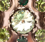 Floral Filigree Bangle Emerald