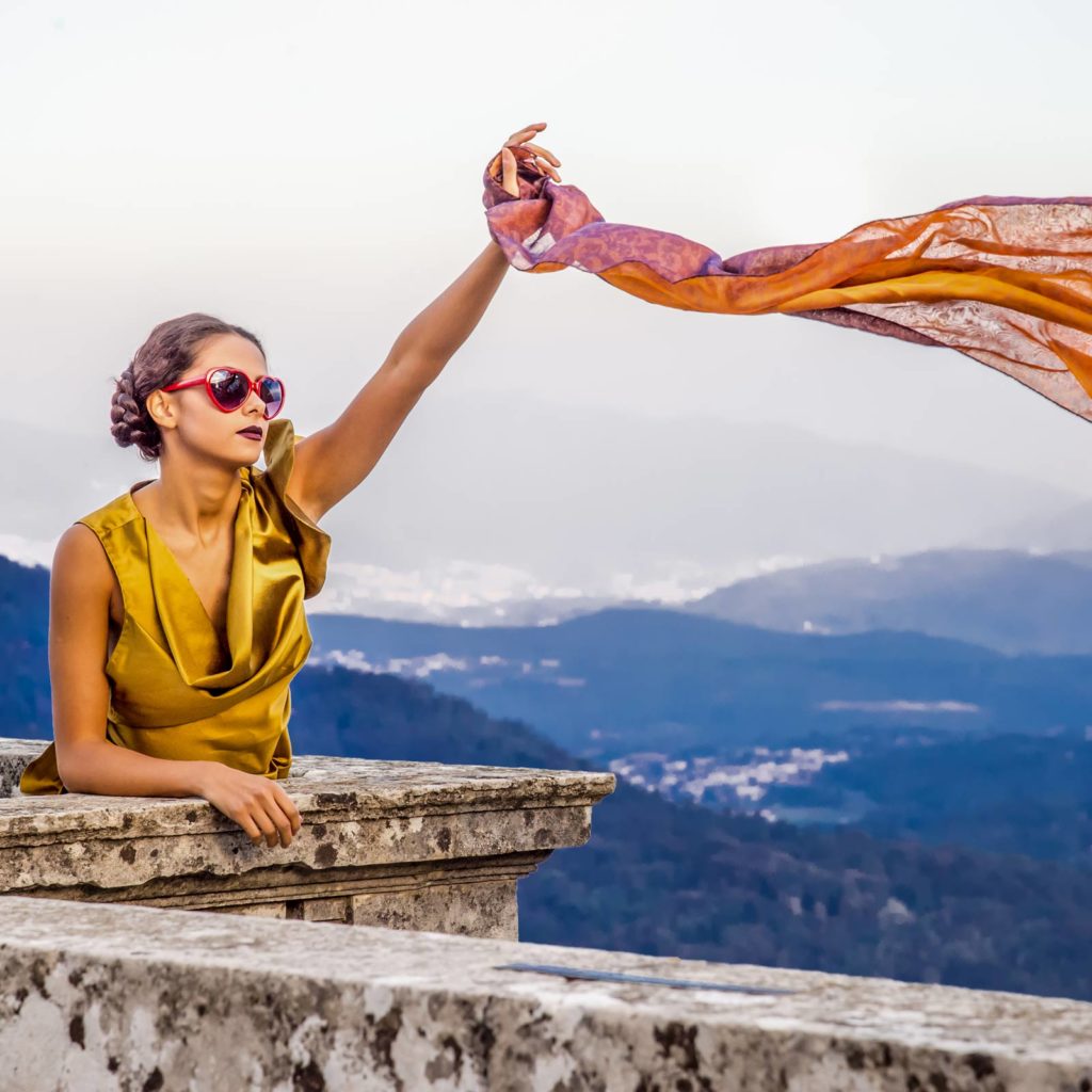 Scarf "Terrace of Roma"