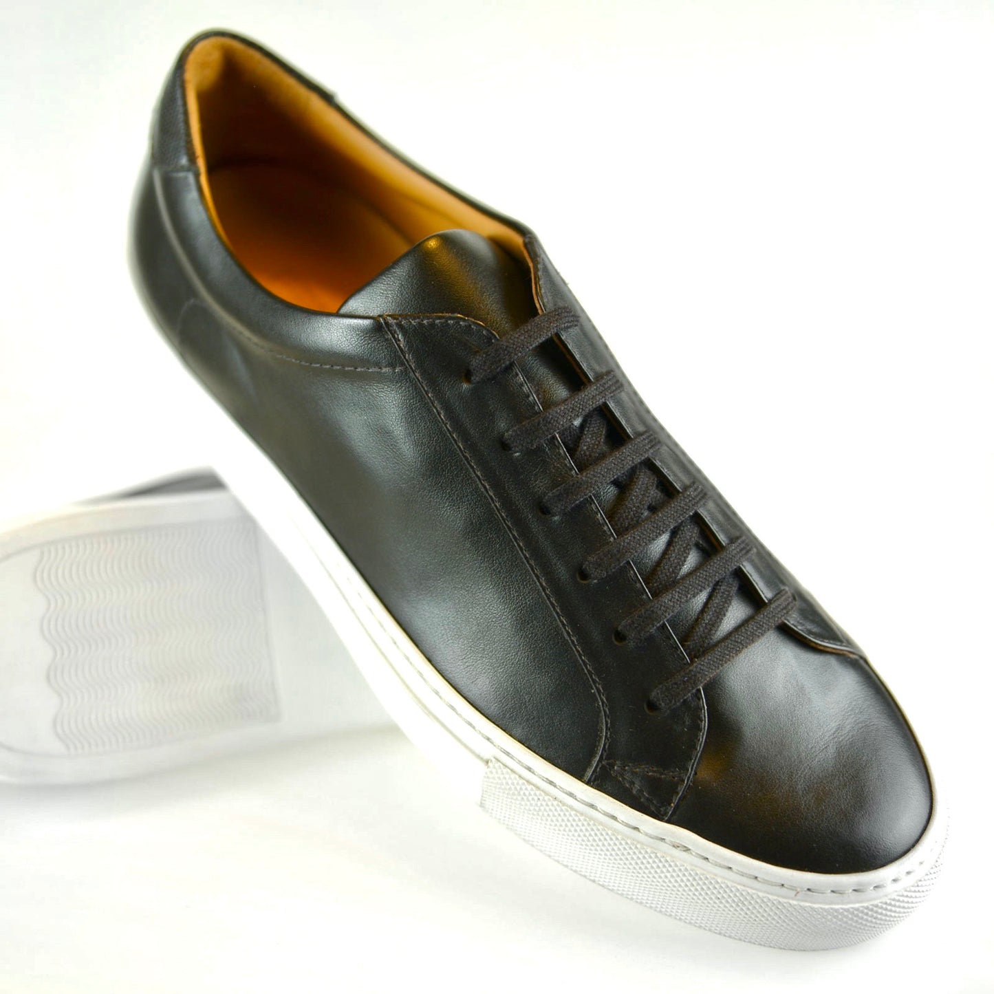 Bespoke Leather Sneakers Black