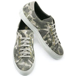 Bespoke Leather Sneakers Army