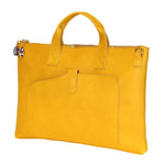 Woman Briefcase Yellow