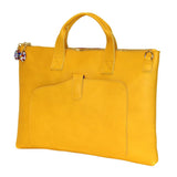 Woman Briefcase Yellow