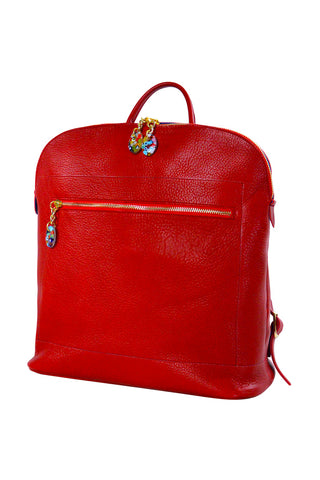 Woman Back Pack Red